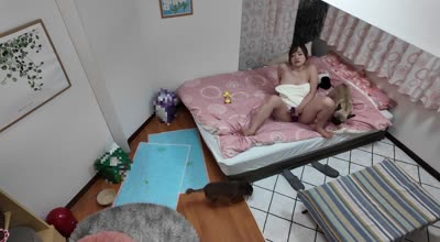 BDST-065 浮気セックス盗撮 同棲カップルの部屋に設置したペットカメラの一部始終。躾のされた可愛いワンコと巨乳で淫乱なメス犬の記録。 わか菜ほの